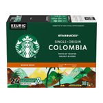 Starbucks Single-Origin Colombia Coffee, Keurig Coffee Pods, Medium Roast, 24 K-Cups