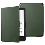 Fintie Slimshell Case for 6.8" Kindle Paperwhite (11th Generation - 2021) and Kindle Paperwhite Signature Edition - Premium Lightweight PU Leather Cover with Auto Sleep/Wake (Alpine Green)