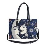 Multipurpose Womens Tote Bags with Zip | Stylish Tote Bags | Tote Handbag Printed Handbag Shoulder Bag with Zipper and Inner Zip Pocket for Grocery, Shopping, Travel, Work, Beach Lunch For Women