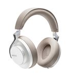 Shure AONIC 50 Wireless Noise Cancelling Headphones, Premium Studio-Quality Sound, Bluetooth 5 Wireless Technology, Comfort Fit Over Ear, 20 Hours Battery Life, Fingertip Controls - White