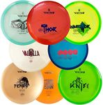 Viking Discs Competition Disc Golf Set - 8 Frisbee Discs for Any Distance, PDGA Approved - Putter, Mid-Range, Fairway Driver, Distance Driver – Frisbee Golf Discs Set for Beginners and Professionals