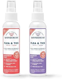Wondercide - Flea, Tick and Mosquito Spray for Dogs, Cats, and Home - Flea and Tick Killer, Control, Prevention, Treatment - with Natural Essential Oils - 4 oz - Peppermint & Rosemary 2-Pack