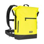 STROL 54L High-Visibility Waterproof Dry Bag with External Splashproof Pockets, 16” Laptop Compartment, and Multi-Use Light Hook