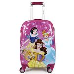 Humty Dumty Disney Princess Group Pink Polycarbonate 18 Inch / 45.7 Cm Kids Hard Luggage Trolley Bag | Travel Bag