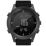 CakCity Military Watches with Compass for Men Tactical Watch Outdoor Sports Watches for Men Hiking Digital Wrist Watch with Barometer,Altimeter,Step Counter