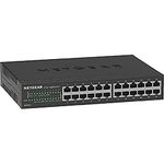 NETGEAR 24-Port Unmanaged Gigabit Ethernet Switch (GS324) - Desktop, Wall or Rack Mount, Quiet Operation