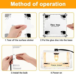 DAJILI Flea Trap 2-Pack – Indoor Pest Control Traps
