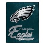 NORTHWEST NFL Philadelphia Eagles Raschel Throw Blanket, 50" x 60", Signature