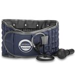 Decompression Back Belt by GINEKOO - Spinal Air Traction Belt for Lumbar Support and Lower Back Pain, Back Support & Lumbar Traction Belt, Navy Blue(29-49 inch Waists)