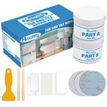 Shower Tray Repair Kit, 200g Tub, Tile and Shower Repair Kit, Waterproof and Leak-Proof Bathtub Repair Kit, Bath Repair Kit to Repair Scratches, Holes, Cracks