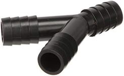 Seachoice 3-Way Y Fitting, Fits 3/4 in. ID Hose, Black Plastic