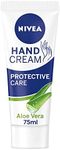 NIVEA Soothing Care Aloe Vera Hand Cream (75ml), 24H Moisturising Hand Cream for Dry Cracked Hands, Non-Greasy, Fast-Absorbing Formula Soothes Skin