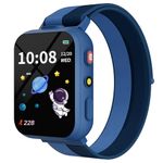 BIGGERFIVE Kids Smart Watch, Dual Camera, 30 Puzzle Games, Video & Music Player, Audiobooks, Learning Cards, Educational Toy Birthday Gifts for 4-12 Year Old Boys Girls, Two Styles of Straps, Blue