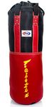 Fairtex UNFILLED Extra Large Heavy Bag for Muay Thai, Boxing, Kickboxing, MMA (HB3 Black/Red)