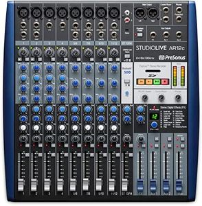 PreSonus StudioLive AR12c 14-Channel USB-C Hybrid Digital/Analog Performance Mixer, Unpowered