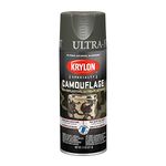 Krylon K04293007 Camouflage With Fusion For Plastic Paint Technology Aerosol Spray Paint, 11-Ounce, Camouflage Olive