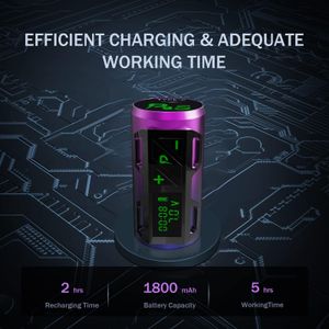 EZ Tattoo Wireless Tattoo Kit – Purple