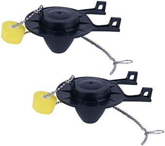 Hibbent 2 Pack 2-Inch Toilet Flapper Replacement Compatible with American Standard 7381129-200.0070A Universal Flapper and Chain with Float, 2-Inch Flush Valves Water Saving, High Performance