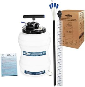 FIRSTINFO Latest Generation Pneumatic/Manual 10 Liter Oil/Fluid Changer Vacuum Extractor Pump Included 3.5 x 4.5 mm Extension Nylon Tube