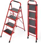 KINGRACK Step Ladder, Folding Ladde