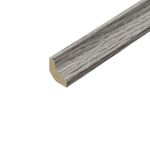 eXtreme Laminate Scotia Beading - 1.2m x 5 Lengths Floor Edging Strip - Durable, Long-Lasting, and Versatile Floor Beading, Dark Grey