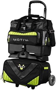 Motiv Bowling Vault 4-Ball Roller - Grey/Lime