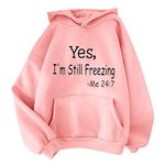 Recent Orders Placed By Me Pullover Hoodies for Women UK 2024 Women's Fall Print Hooded Sweathirts Ladies Outdoor Solid Color Fashion Baggy Blouse