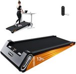 Up Pad, FINEHORSE Walking Pad Treadmill with Auto Incline, 6 in 1 Under Desk Treadmill, 6-Level Incline Treadmill, 2.5HP Portable Treadmill for Home with 330LBS Capacity, LED Display, Remote Control