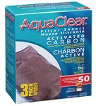 AquaClear A1384 Activated Carbon Insert, 50-Gallon Aquariums, 3-Pack