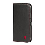 TORRO Leather Case Compatible with iPhone 11 Pro Max – Genuine Leather Wallet Case/Cover with Card Holder and Stand Function (Black)