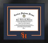 Campus Images NCAA Sam Houston State Bearkats Unisex Spirit Diploma Manhattan Black Frame with Bonus Lithograph, Black, One Size