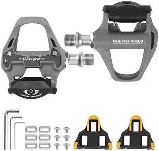 Pinsync Road Bike Clipless Pedals Compatible with SPD-SL Cleats, 9/16-Inch