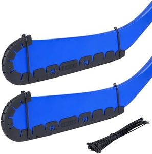 Hikeen Stick Blade Protector,Wear-Resistant Hockey Blade Guard with 25 Wrap Ties for Off Ice Training, Street Hockey, Universal Ice Hockey Traning Fit Kids, Intermediate, Senior Sticks 1 Pack