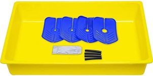 Arctic Hayes DT1 1 x Reusable Radiator Drain Down Kit with Tray, Diverting Collars, Sealing Straps, Water Resistant Gel and Instructions, Yellow