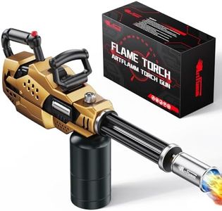 ARTFLAMM Powerful Propane Torch, Kitchen Blow Torch Gun with Adjustable Flame, Detachable Flamethrower Cooking Torch for Searing Steak, Camping, BBQ, Welding (Tank Not Included)
