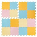 Enovoe - Floor Mats for Kids - Baby Play Foam Mats -Play Pads for Floor - Kids Floor Mats - Interlocking Foam Tiles for Kids - Puzzle Piece Floor Mat - Puzzle Mats for Floor (12" x 12")