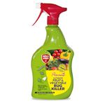Provanto Ultimate Fruit and Vegetable Bug Killer, 1L - Fast Acting Bug Spray - 2 Weeks Protection for Fruit and Vegetable Plants - Contact Insecticide for Indoor & Outdoor Plants