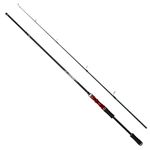 Battalion Viper 2 Piece Hi-Modulus Carbon Fibre Spinning Fishing Rod (210cm) Black Fishing Rod | Esay to Handle | Best Experience for Fishing