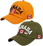 Knstol 2 PCS Canada Baseball Cap,Ad