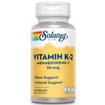 Solaray K-2 Mk-7 50 mcg VCapsules, 60 Count