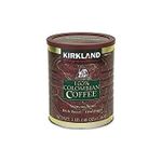 2 X Kirkland Signature 100% Colombian Filter Coffee Supremo Bean Dark Roast Fine Grind 1.36kg