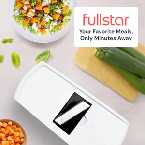8-in-1 Vegetable Chopper – Multi-Function Slicer Dicer, White