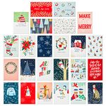 Hallmark Boxed Christmas Cards Assortment, 24 Designs (24 Cards and Envelopes) (5XPX2338)