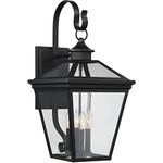 Savoy House Ellijay 12" Steel Wall Lantern in Black 5-142-BK