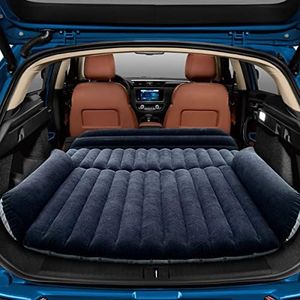 HAOYAO Matelas Gonflable de Voiture, Matelas Pneumatique de Voiture avec Pompe à air, Lit Gonflable de Matelas SUV Plus épais de Voiture pour Repos de Sommeil, Camping en Plein Air, Les Voyages