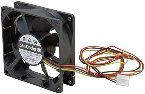 Owltech F8-PWM Standard PWM Fan for PC Case, 3.1 inches (8 cm), 1.0 inch (25 mm) Thick, 800-3400 RPM