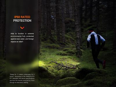 Fenix HM62-T Head Torch – 1200 Lumens, Rechargeable, Red Light, IP68