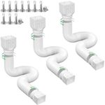 3 pack Flexible Rain Gutter Downspo