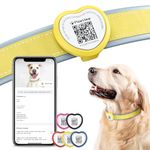 Pawview NFC & QR Code ID Tag for Pets,Silent Personalized Dog Tag,Slide-On Engraved Dog Tag with Online Pet Profile,Smart Lost Pet Recovery Durable Dog Identity Tag,No Subscription