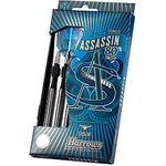 Harrows Assassin 20 g Steel Tip Dart Set – 80% Tungsten, 3 Alamo Shafts, 3 Prime Flights